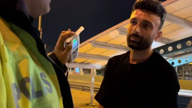 Böyle sabır sınavı görülmedi...Alkolmetreyi görünce dili tutuldu