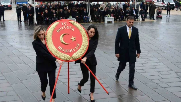 Bozüyük'te Çanakkale Zaferi'nin 108. yıl dönümü nedeni ile törenler düzenlendi