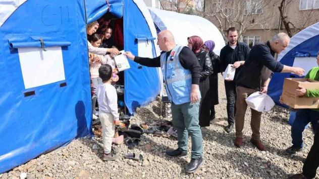 Çadırkent'te 8 Mart kutlaması