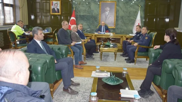 Çan'da kış tedbirleri toplantısı düzenlendi