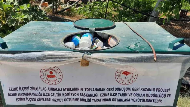 Çanakkale'de 8 yılda yaklaşık 500 bin adet bitki koruma ürünü zirai atık ambalajı toplanarak imha edildi