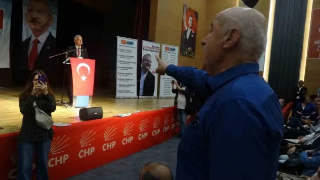 CHP'nin Çanakkale İl Kongresi'nde gergin anlar yaşandı