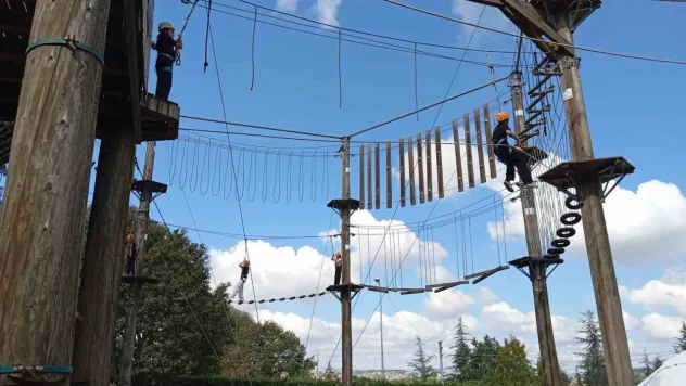 Çocuklar Macera Park'ta hem keşfediyor hem gelişiyor