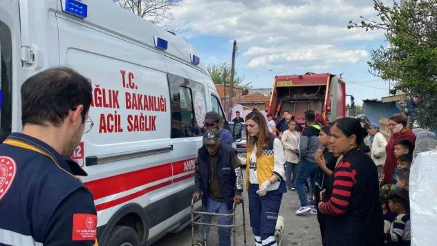 Çorlu'da görünmez kaza: Geri hareket eden kamyon, bedensel engelli vatandaşa çarptı