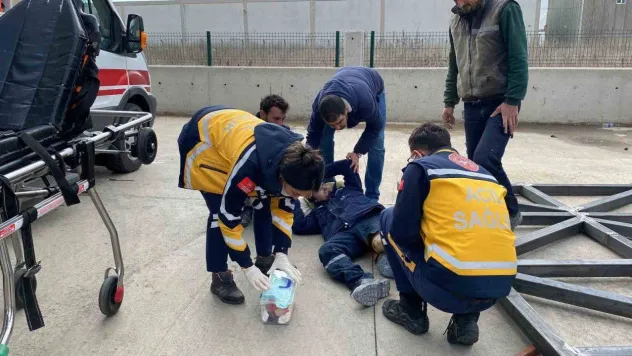 Çorlu'da iş kazası: 1 yaralı