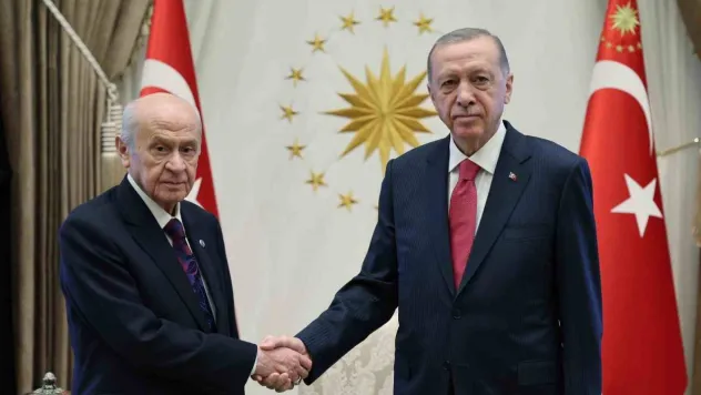 Cumhurbaşkanı Erdoğan, MHP Genel Başkanı Bahçeli ile görüştü