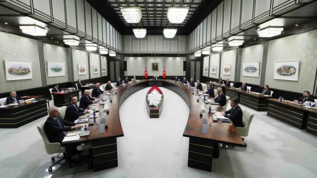 Cumhurbaşkanlığı Kabinesi, Cumhurbaşkanı Recep Tayyip Erdoğan başkanlığında Beştepe'de toplandı.