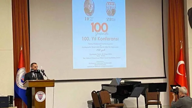 Cumhuriyet'in kuruluşunun ve Aliyev'in doğumunun 100. yılına ortak kutlama