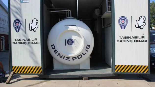 Deniz polisi için üretilen ilk taşınabilir basınç odası tamamlandı