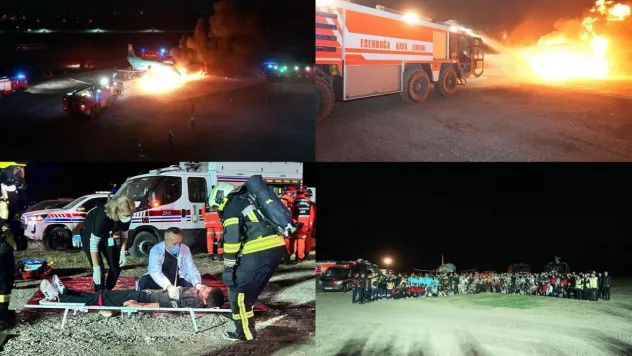 DHMİ'den nefes kesen tatbikat: Uçak kazası ve arsenik alarmı