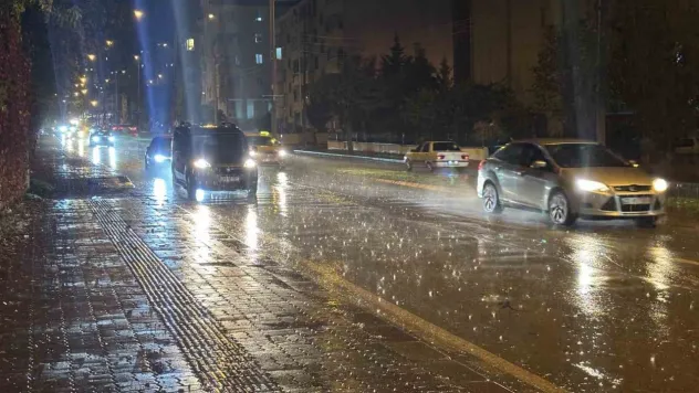 Edirne'de sağanak etkili oldu