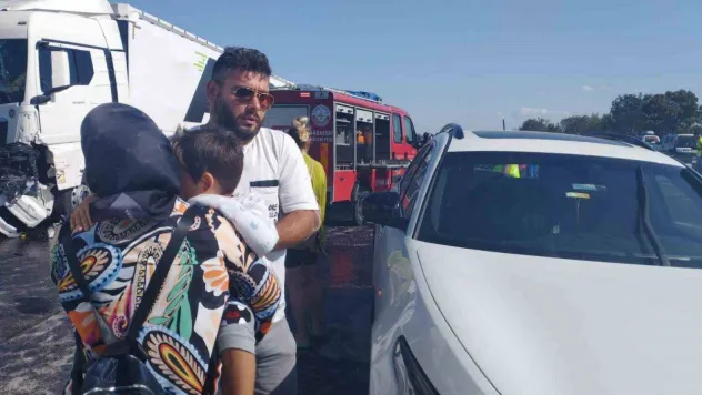 Edirne'deki feci kazanın tanıkları konuştu: 'Patlama sesiyle kaza oldu'