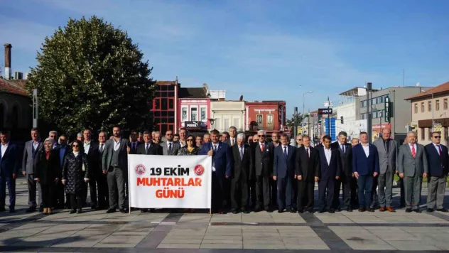Edirneli muhtarlardan buruk kutlama
