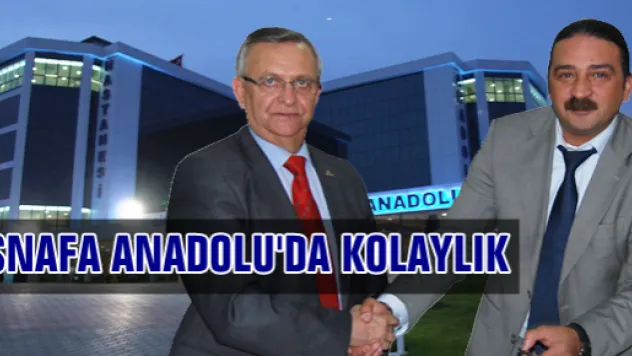 Esnafa Anadolu'da kolaylık