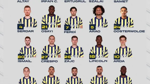 Fenerbahçe'nin, Kayserispor maçı kamp kadrosu belli oldu