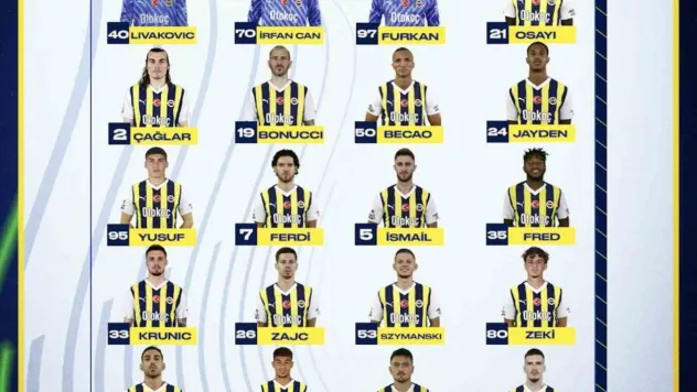 Fenerbahçe'nin Olympiakos maçı kamp kadrosu açıklandı