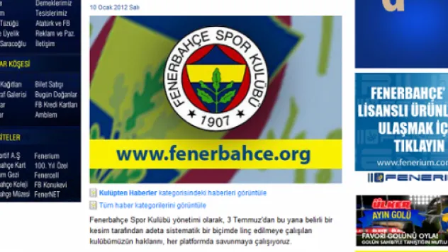 Fenerbahçe'den sert açıklama