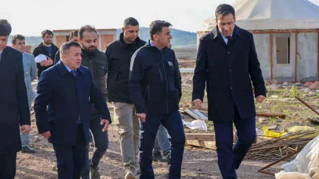 Gençlik Kampı ve Oba Kültürü Tematik Parkı'nda çalışmalar hızla devam ediyor