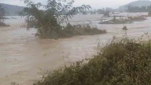 Göçkeada'da sel tarım arazileri sular altında kaldı