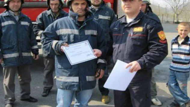 Gönüllü İtfaiyeciler Kestanelikte