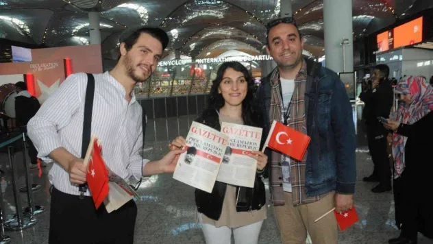 İGA İstanbul Havalimanı'ndan Cumhuriyet Bayramı kutlaması