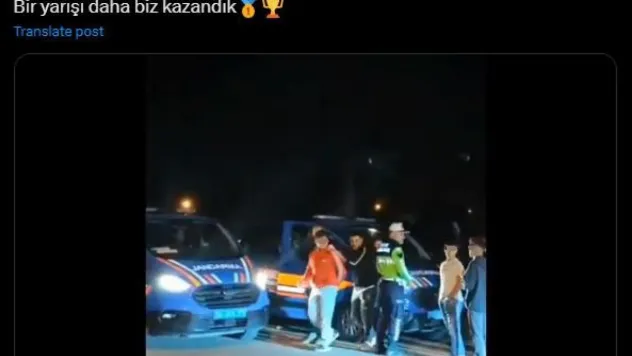 İl Jandarma Komutanı böyle paylaştı: 'Plaka yok, kask yok, ehliyet yok. Bir yarışı daha biz kazandık'