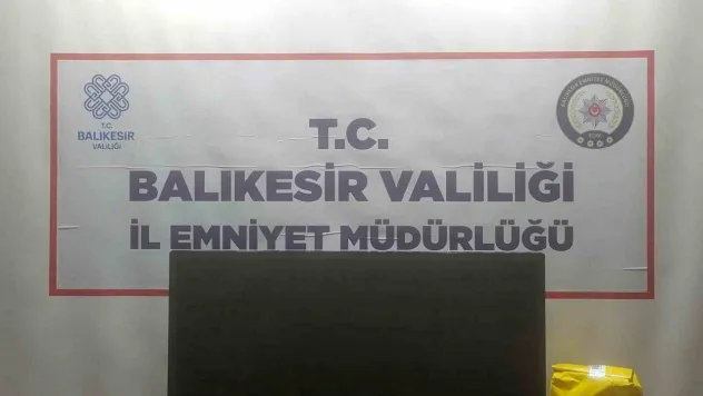 İş yerinden televizyon ve bir paket çay çalan zanlı yakalandı