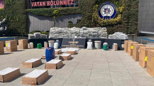 İstanbul'da uyuşturucu operasyonu: Yarım tondan fazla uyuşturucu ele geçirildi