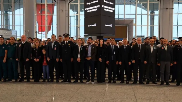 İstanbul Havalimanı'nda 10 Kasım anma töreni