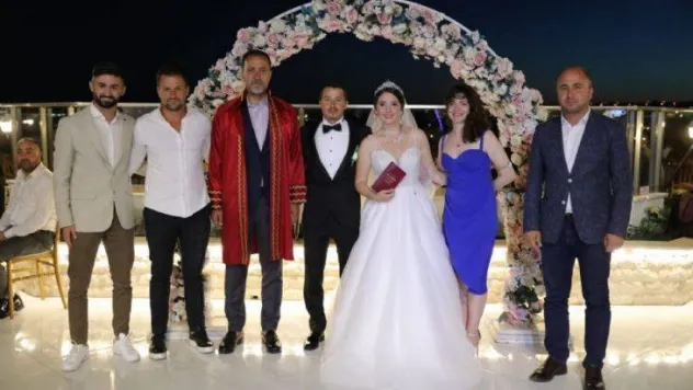 Kaptanın nikahını Volkan Yılmaz kıydı