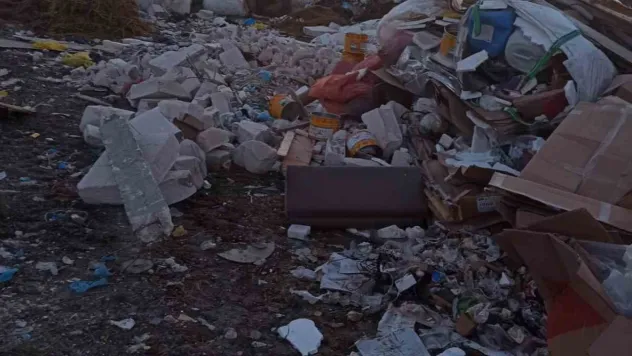 Karamusul Göleti'ne atık döküldü