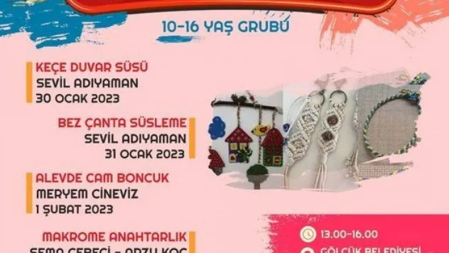 Karne tatili Gölcüklü çocuklar için dolu dolu geçecek