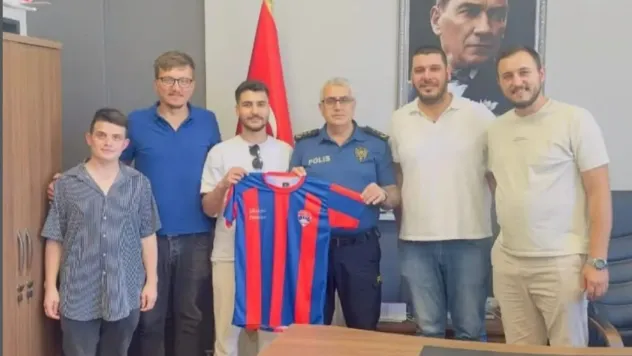 Kasaba Taraftar Grubu'ndan Emniyet Müdürü Ali Osman Turhan'a Sezon Öncesi Ziyaret