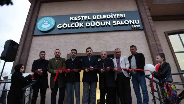 Kestel Belediyesi'nden Gölcük ve Ümitalan'a düğün salonu