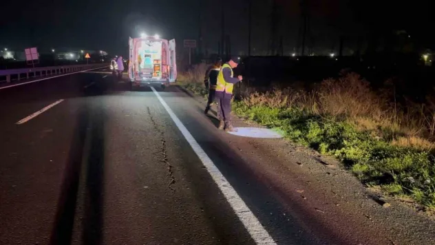 Kırklareli'de aracın çarpması ile metrelerce uzağa savrulan şahıs hayatını kaybetti