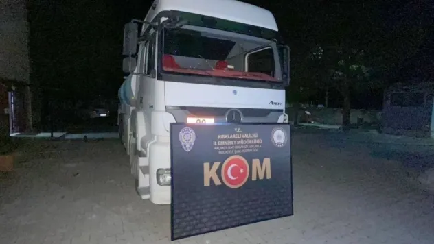 Kırklareli'nde akaryakıt kaçakçılarına darbe