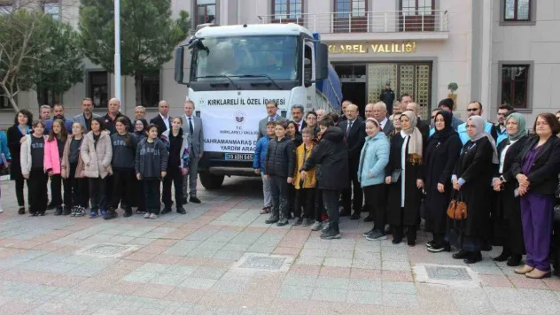 Kırklareli'nden deprem bölgesine Ramazan kampanyası sürüyor