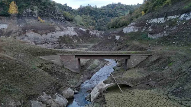 Kocaeli'nin su ihtiyacını karşılayan barajın seviyesi yüzde 6'ya düştü