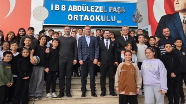 LGS'deki Başarıya Tebrik Ziyareti: Müdür Damat'tan Abdülezel Paşa Ortaokuluna Destek