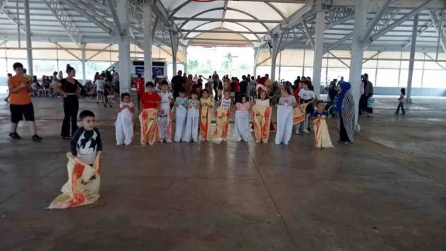 Minikler yaz tatili boyunca çocuk etkinliklerinde doyasıya eğlendi