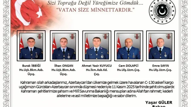 MSB 20 askerin şehit olduğunu açıkladı