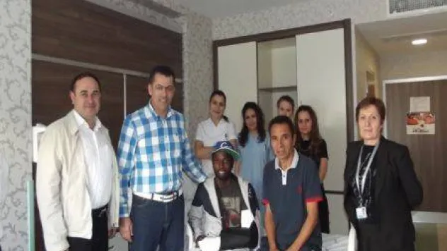 Nijeryalı Futbolcuya Anadolu Şefkati