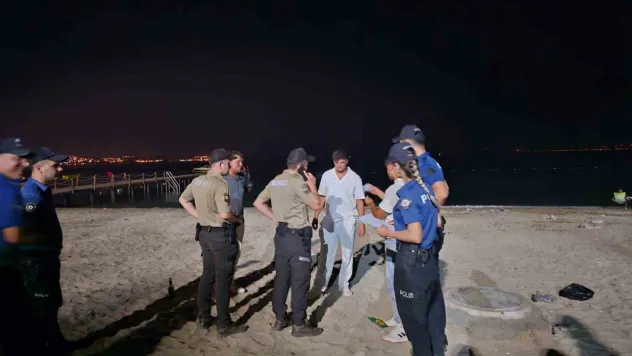 Ören'de sahilde izinsiz havai fişek gösterisine ceza