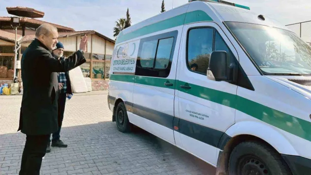 Ortaca Belediyesi cenaze nakil aracı deprem bölgesine gönderildi
