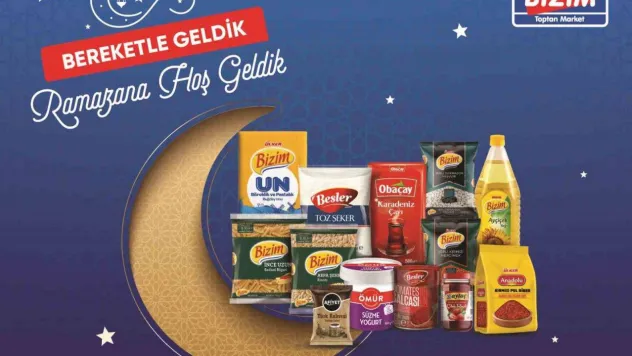 Ramazan sofralarına Bizim Toptan bereketi