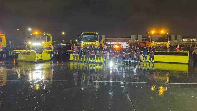 Sabiha Gökçen Havalimanı'nda kar tedbirleri