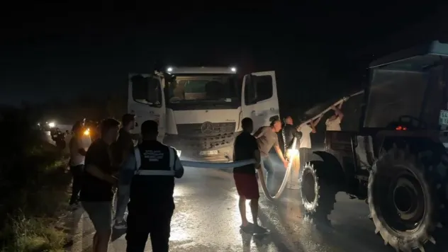 Sakarya'daki orman yangını tarım arazilerine sıçradı