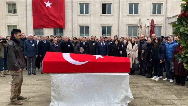 Şehit Kılavuz Kaptan Oğuz Kök için tören düzenlendi