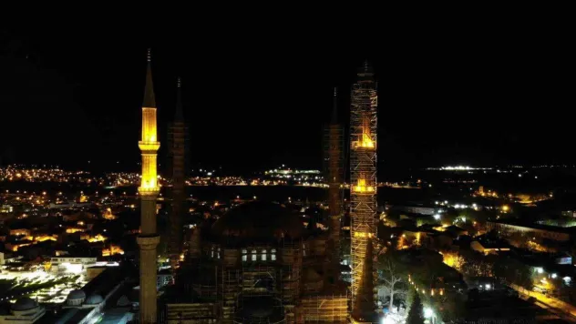 Selimiye'de Ramazan'ın son teravih namazı kılındı