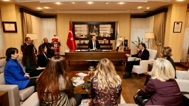 Silivri Belediye Başkanı Balcıoğlu, İSMMMO yönetimini makamında ağırladı